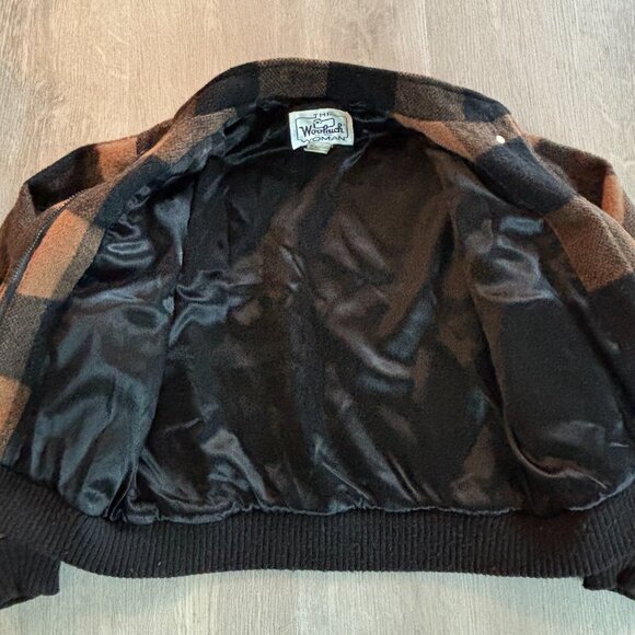 Vintage Woolrich Buffalo Plaid Bomber Jacket, size M - Picture 7 of 11